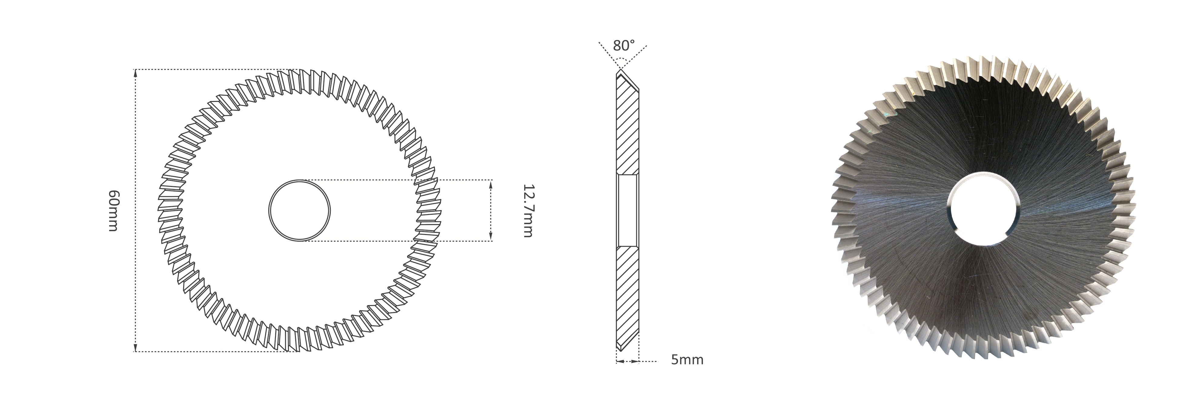 φ60x5.0xφ12.7x80°