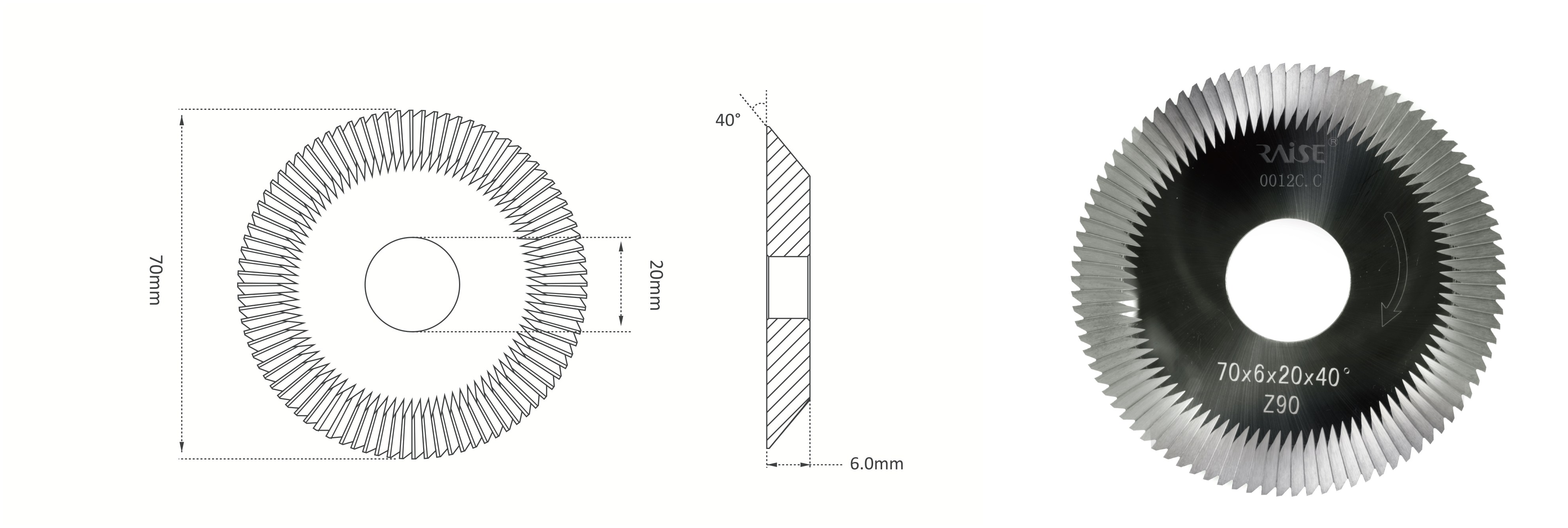 φ70x6,0xφ20x40°