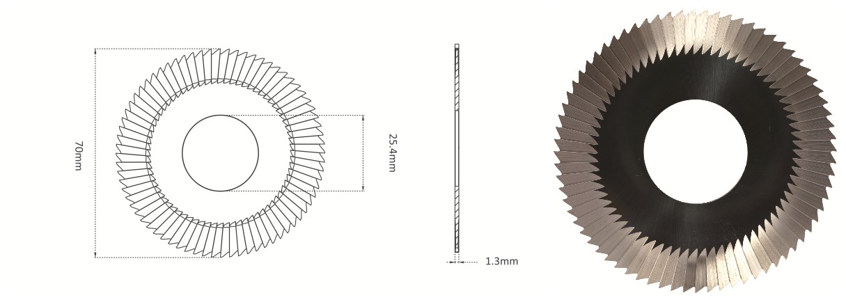 φ70x1.3xφ25.4