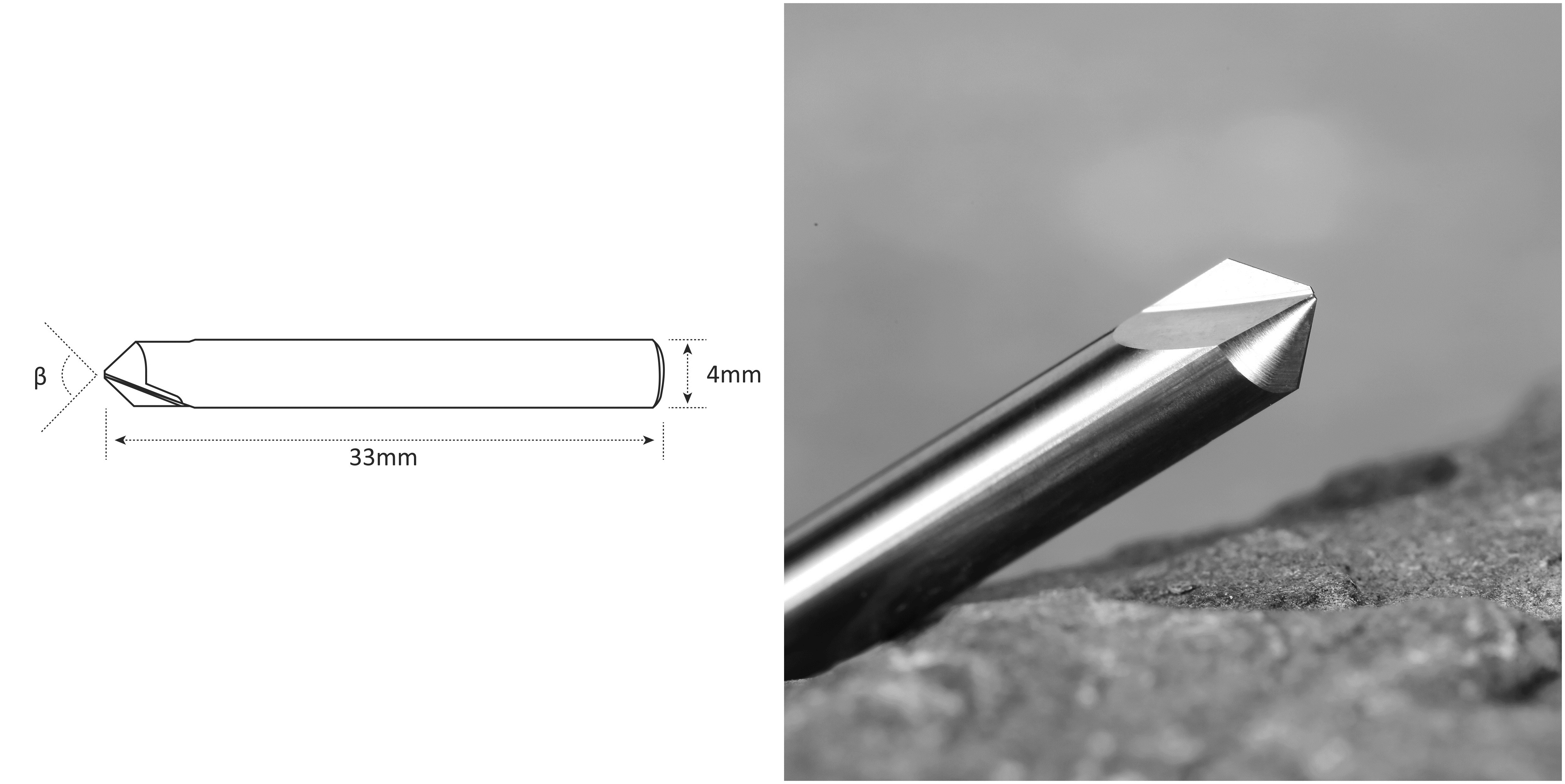 solid carbide dimple cutter for ninja